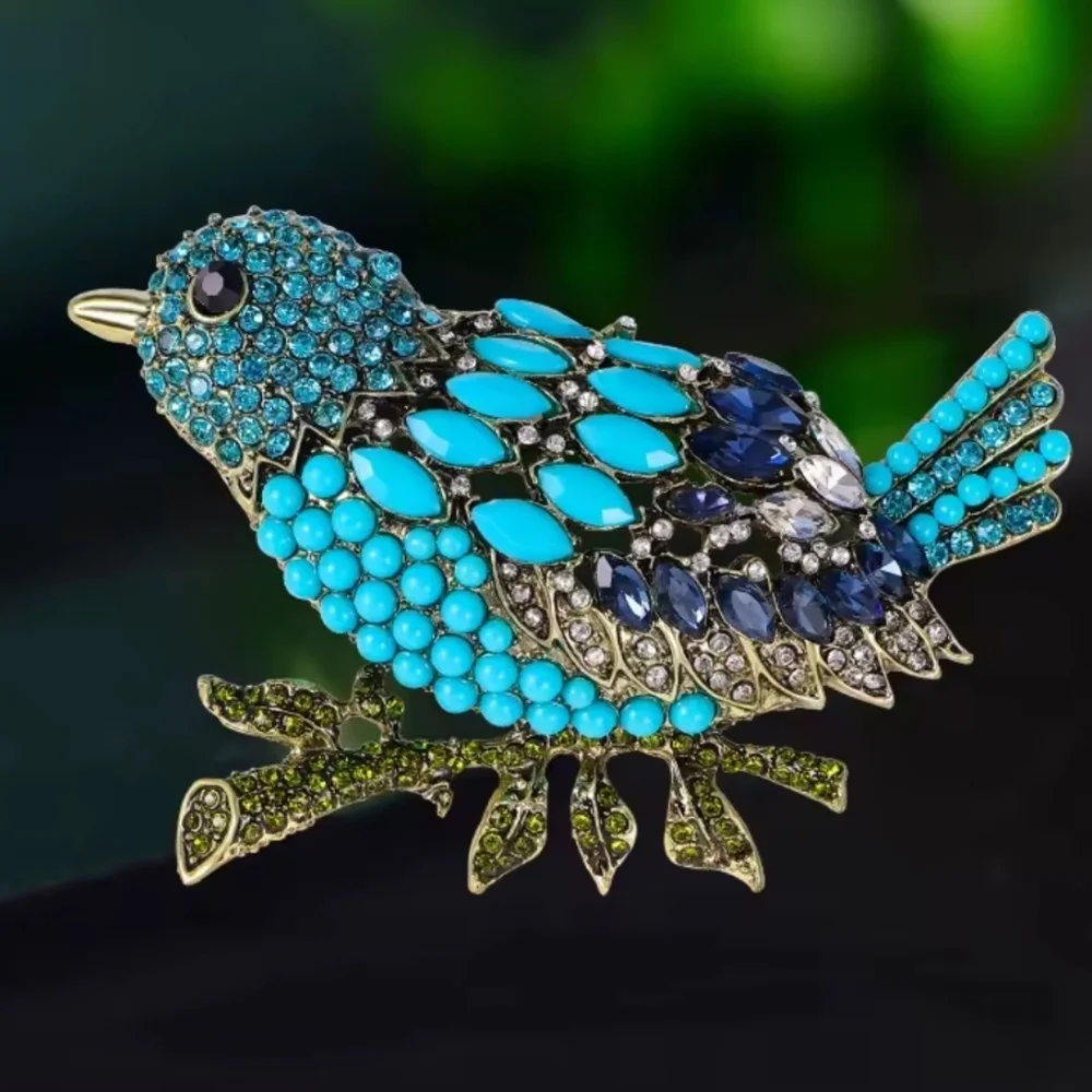Luxury Crystal Bird Brooch